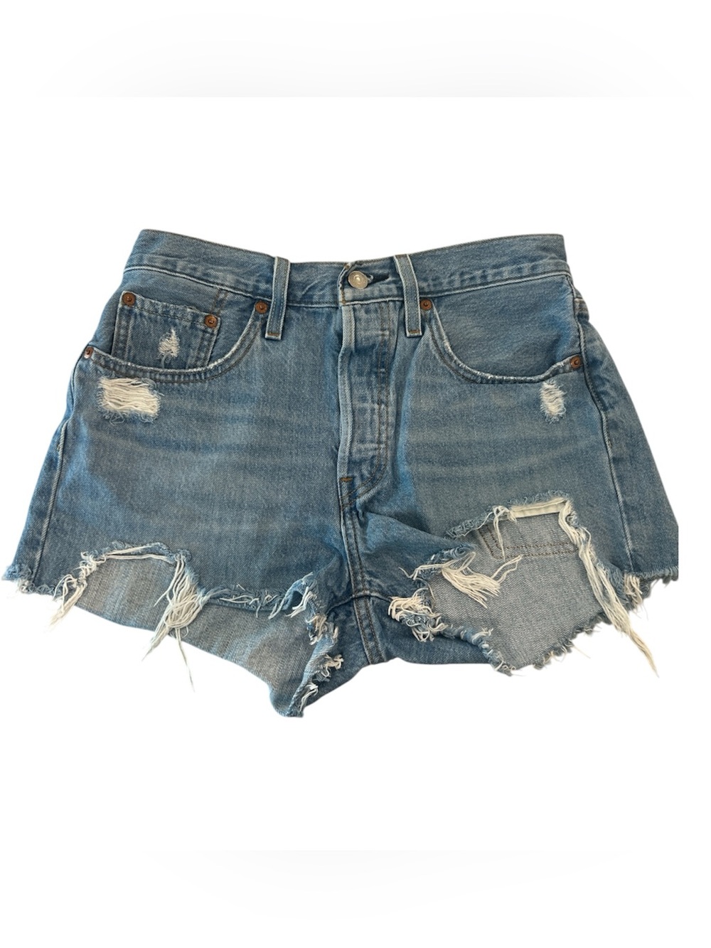 Women’s Levi Strauss Jean Button Front Shorts Size 27